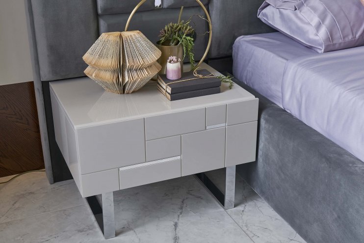 İbizi Ash Gray Bedroom Set