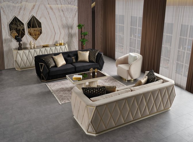 Diamond Sofa Set