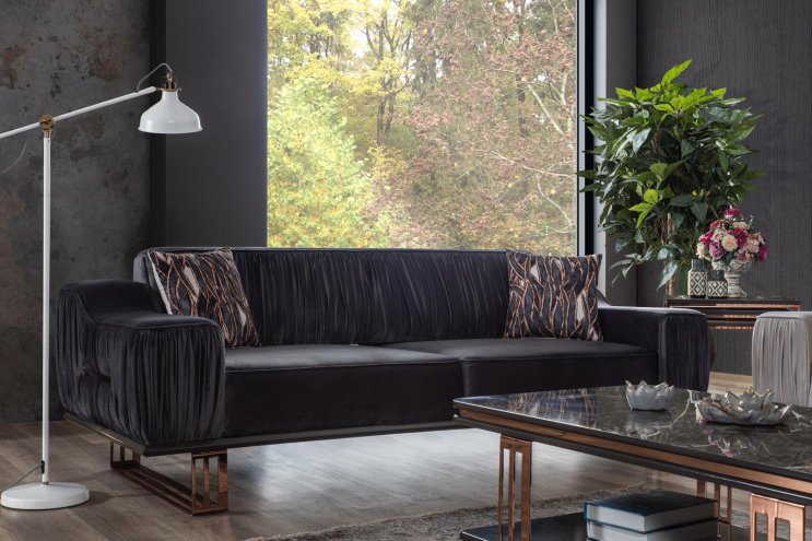 Arty Life Black Sofa Set