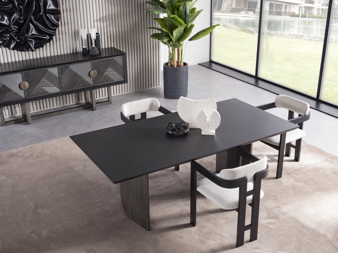 Cross Black Dining Room