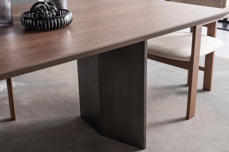 Cross Walnut Dining Set