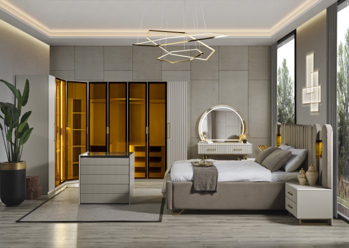 Gold Line Bedroom Sets