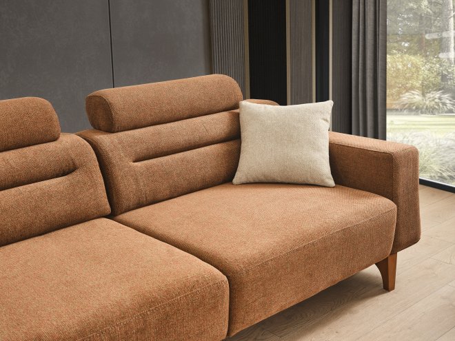 Oslo Walnut Sofa Set