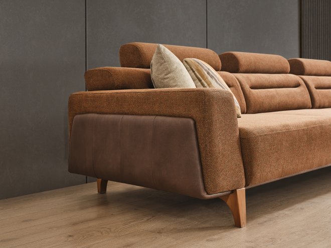 Oslo Walnut Sofa Set