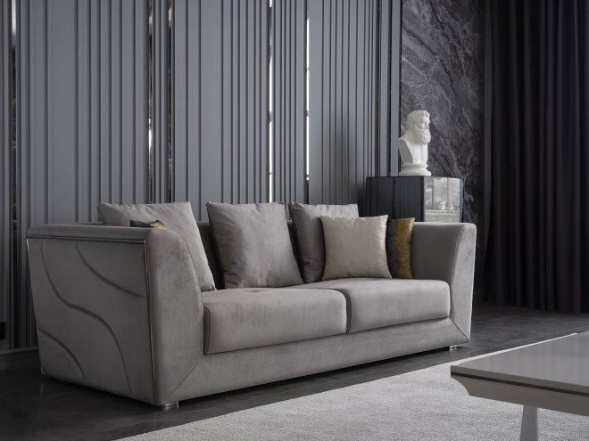 Infinity White Sofa Set