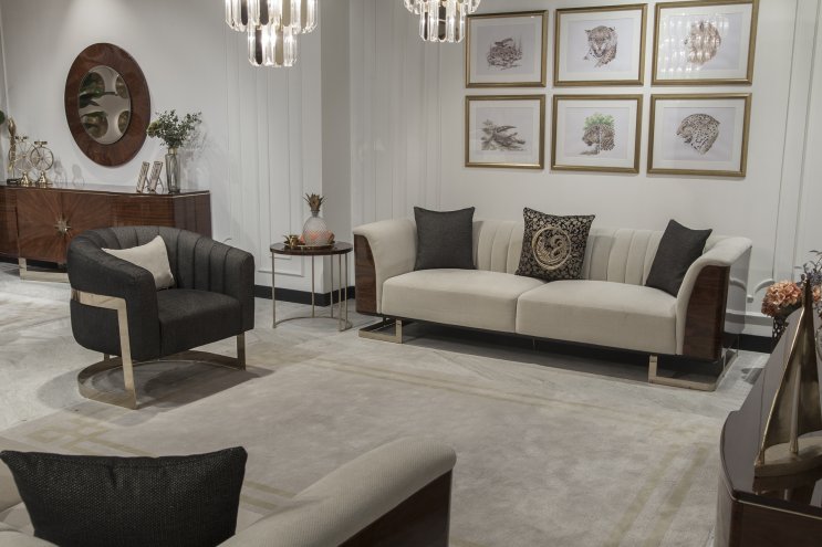 Lux Mimoza Sofa Set