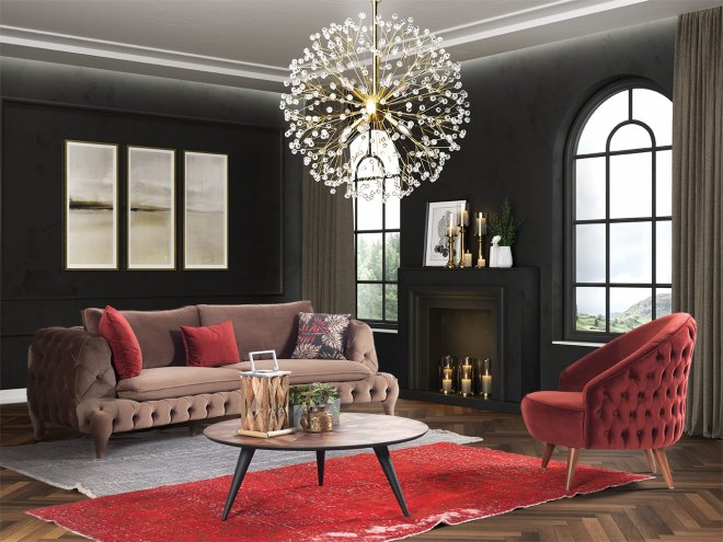 Orkide Sofa Set