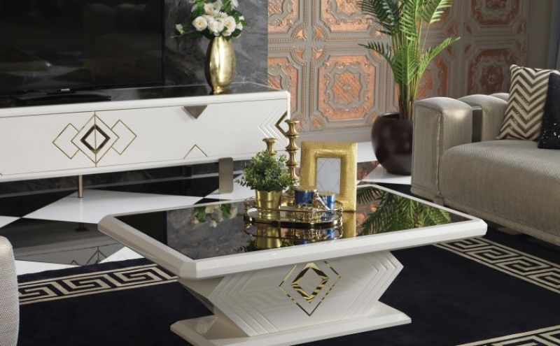 Versace Ecru Tv Unit